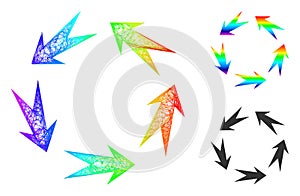 Spectrum Network Gradient Rotation Icon