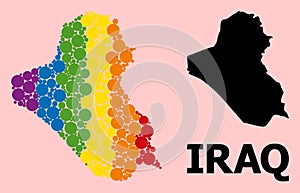 Spectrum Pattern Map of Iraq for LGBT