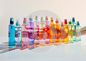 Spectrum of Scented Body Mists. Generative ai