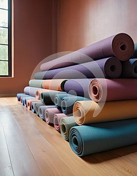 Spectrum of Serenity in Yoga Mats