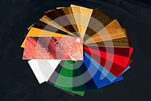 Spectrum wheel, color texture palette