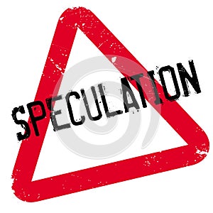 Speculation rubber stamp