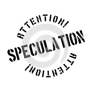 Speculation rubber stamp