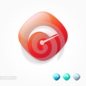 Spedometer Icon Vector