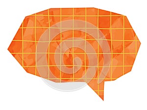 Geometric Speech Bubble Grid