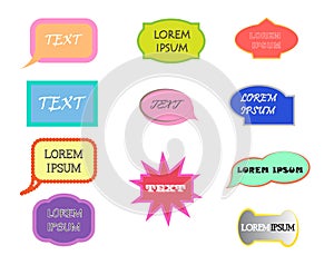 Speech Bubble box Dialog comment message