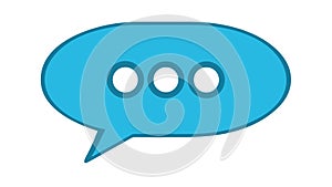 Speech Bubble Chat Communication Dialogue Icon, vector design Generative AI