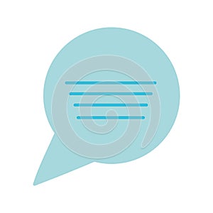 Speech bubble chat message sms icon