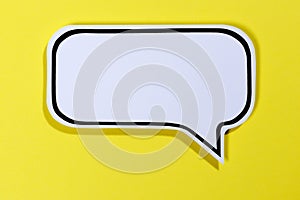 Speech bubble with copyspace copy space communication information concept talking