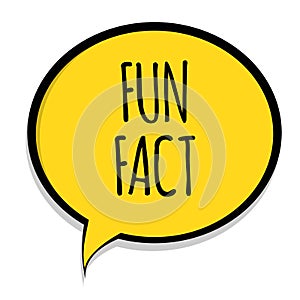 Speech Bubble Fun Fact Icon Vector Illustration EPS10