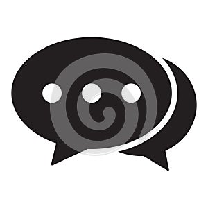 Speech bubble icon. Chat icon, sms icon, comment iconSpeech bubble icon. Chat icon, sms icon, comment icon