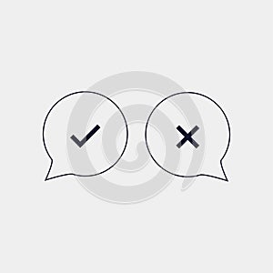 speech bubble speech bubbe icon, vector illustration. flat icon vector
