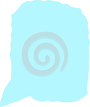 Abstract Speech Bubble Silhouette