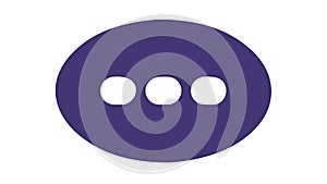 Speech Bubble Message Chat Conversation, vector design Generative AI