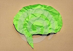 Speech bubble Paper