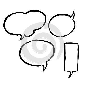 Speech bubble symbol