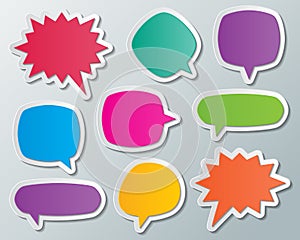 Speech bubbles