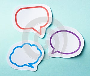 Speech bubbles