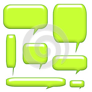 Speech bubbles and balloons