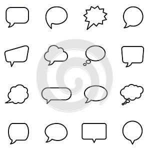 Speech bubbles and dialog balloons