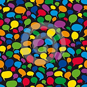 Speech Bubbles - Seamless Vector
