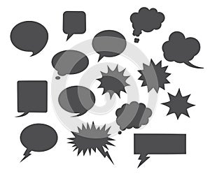 Speech Bubbles Set