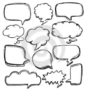 Speech bubbles photo