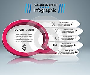 Speech bubl icon. Dialog box info.