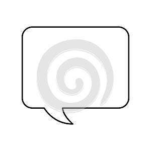 speech buble isolated icon