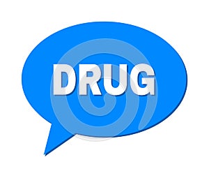 Chat DRUG Colored Cloud Frame