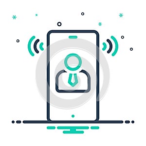 Mix icon for Speech, harangue and speaking