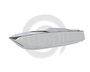Speed boat isolated on background. 3d rendering - illustration