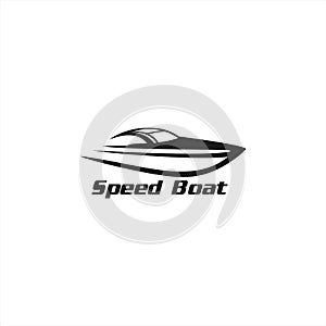 Speed boat logo 