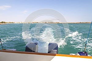 Speed Boat`s Engines with Full Speed Drive in  Al Sinaiyah, yambu, Saudi Arabia
