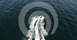 Speed boat on the sea