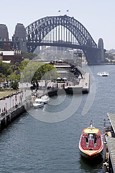 Speed Boat & Sydney Harbour Bridge