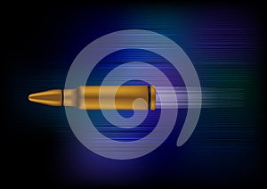 Speed Bullet Vector Illustration