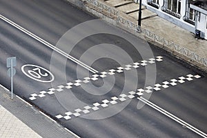 Speed bump on the road