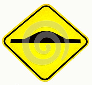 Speed bump sign