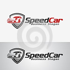 Speed Car Logo template