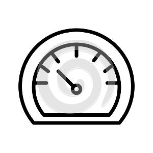 Speed checker Isolated Vector icon which can easily modify or edit