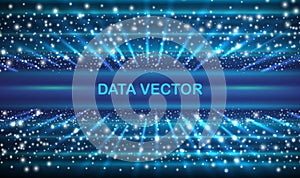 Speed connection vector background. Database data transfer