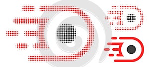 Speed Core Halftone Dotted Icon