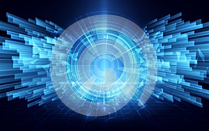 speed cyber tunnel connection networking concept design background