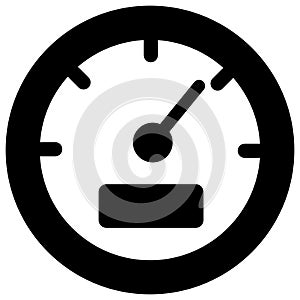 Speed dashboard Isolated Vector icon which can easily modify or edit