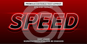 speed editable text effect