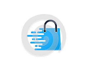 Speed Fast Shopping Icon Logo Design Element