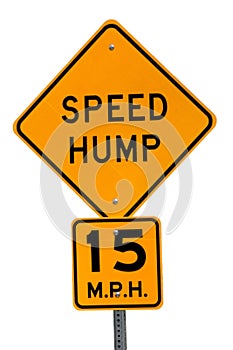 Speed hump photo