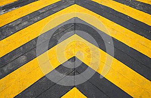 Speed hump road marking