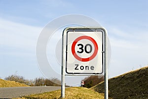 Speed limit 30